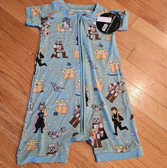 Little Sleepies Other - Little sleepies Star Wars shorty romper